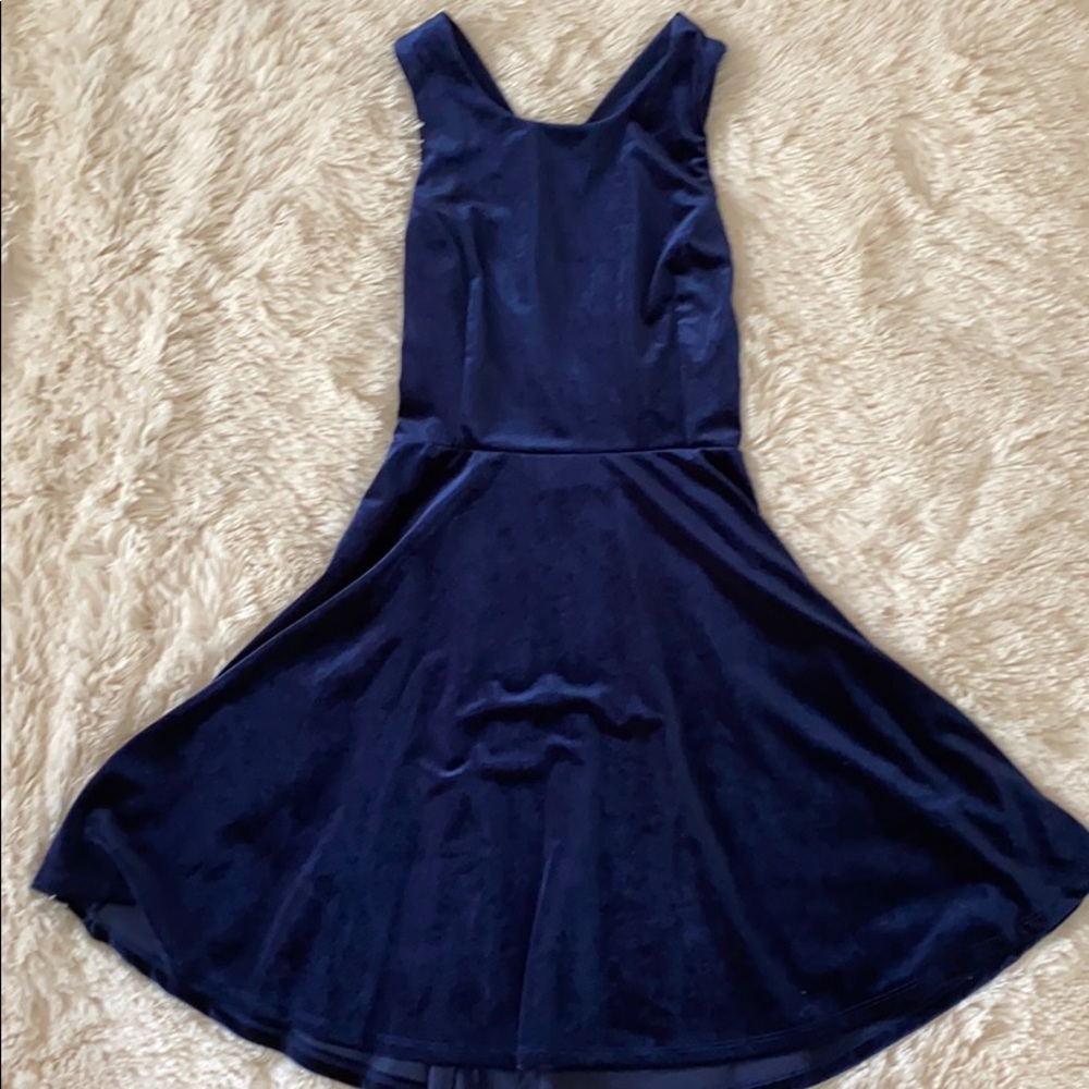 New Without Tags Altar’d State Blue Velvet Dress